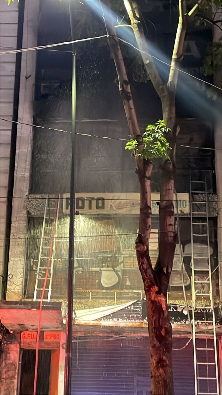 Incendio en Arcos de Belén