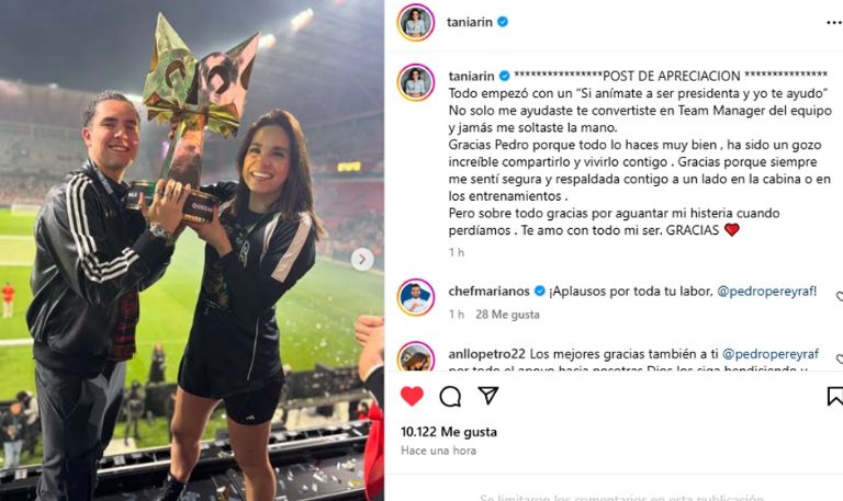 Tania Rincón anunció su salida de Peluche Caligari