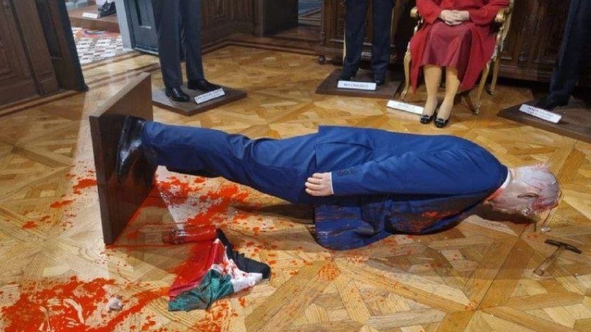 Embajada de Israel en México condena vandalismo contra figura de Netanyahu en el Museo de Cera