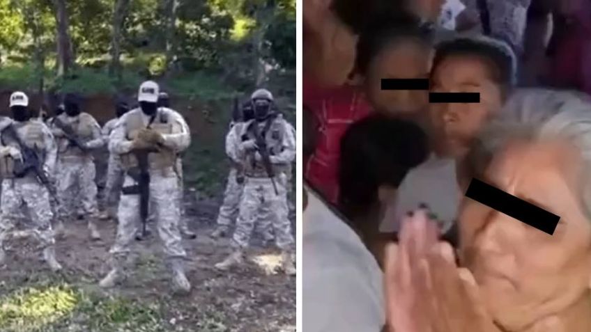 VIDEO: Presuntos sicarios del CJNG se 'visten' de reyes magos y regalan roscas en Tabasco