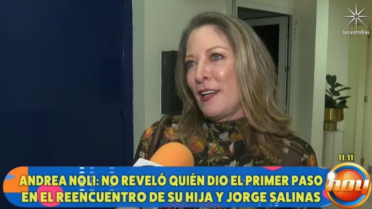 Andrea Noli reapareció en el programa Hoy