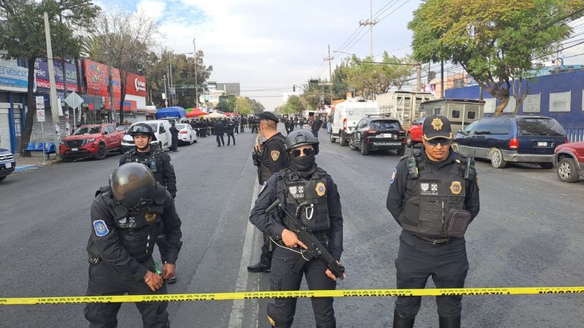 Golpe al crimen en CDMX: Caen cuatro narcos con drogas y armas en Iztacalco