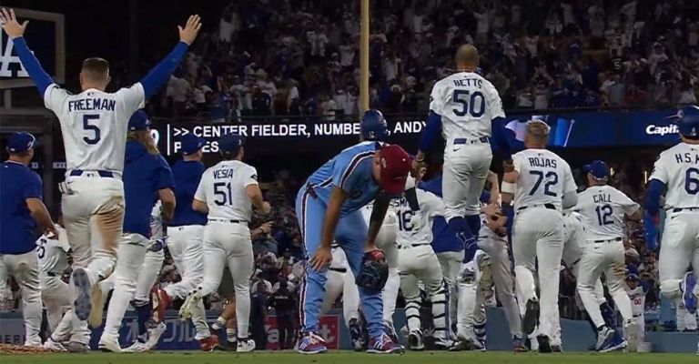 Una imagen que quedará en la memoria de los Phillies