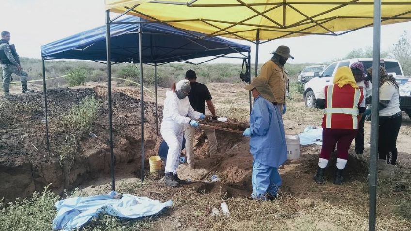 Guerreras Buscadoras de Cajeme hallan restos calcinados en San Ignacio Río Muerto