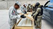 Foto ilustrativa de la nota titulada: Descubren 80 kilos de crystal ocultos en muebles de madera en Sonora; hay un detenido