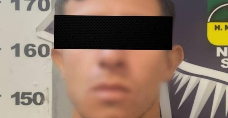 El detenido fue identificado como Miguel 'N', de 33 años de edad. 