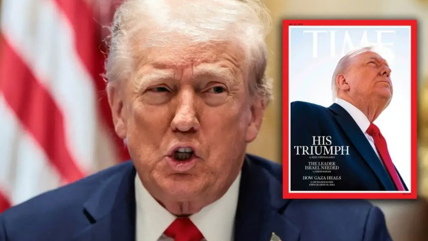 "Es la peor de todos los tiempos": Trump estalla contra su portada en la revista 'Time'
