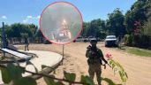Foto ilustrativa de la nota titulada: Balacera al norte de Culiacán deja un militar muerto, dos lesionados y patrulla incendiada