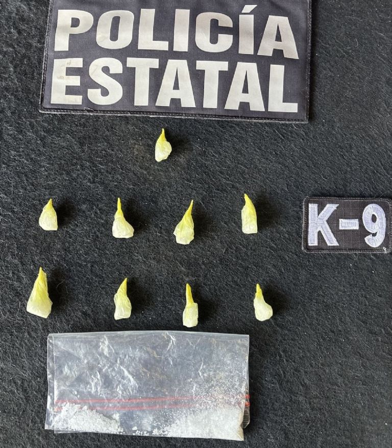 Los envoltorios de droga decomisados por autoridades 