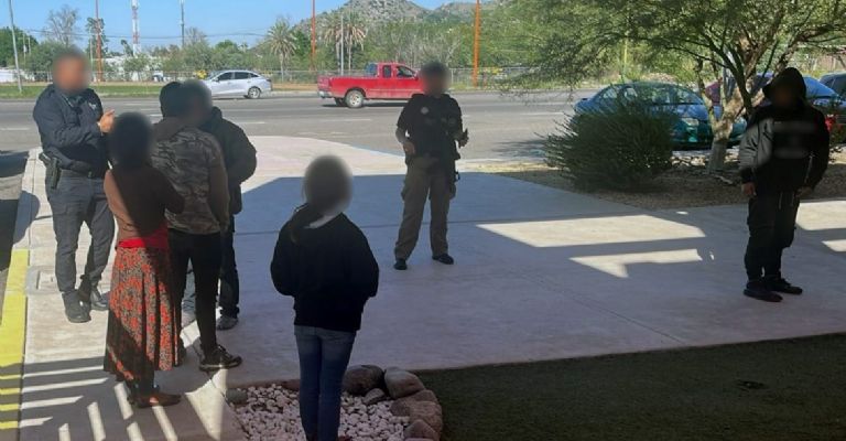 Los menores fueron rescatados