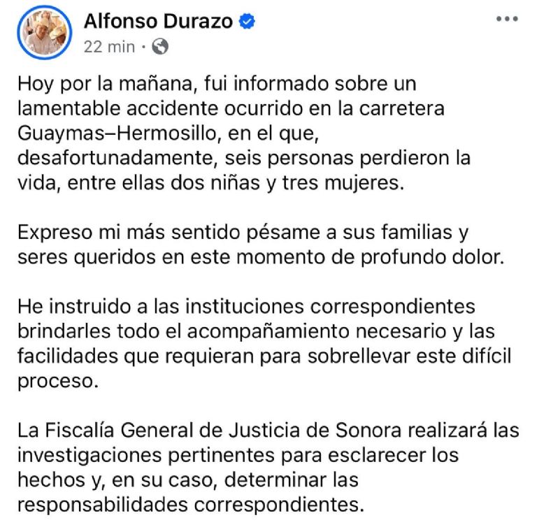 El gobernador confirmó los hechos
