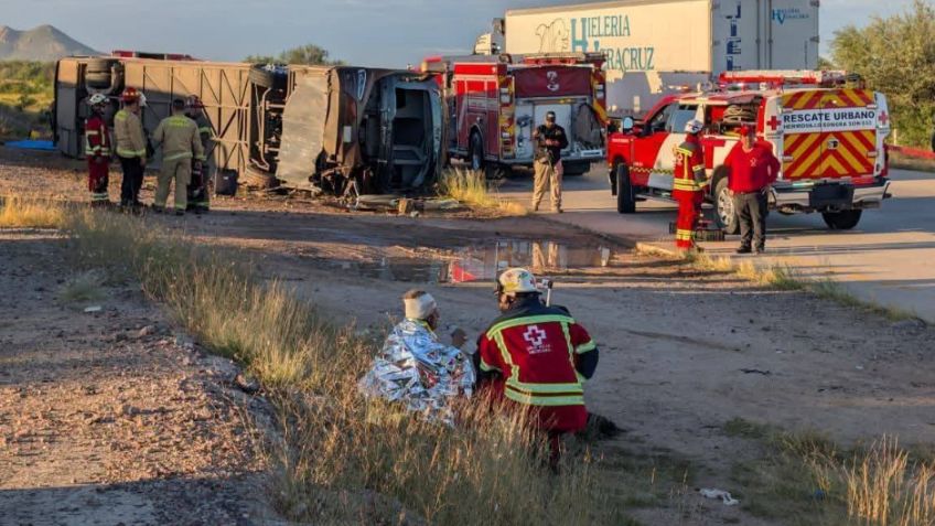 Camionazo en Sonora: Confirman muerte de seis personas, entre ellas dos niñas y tres mujeres