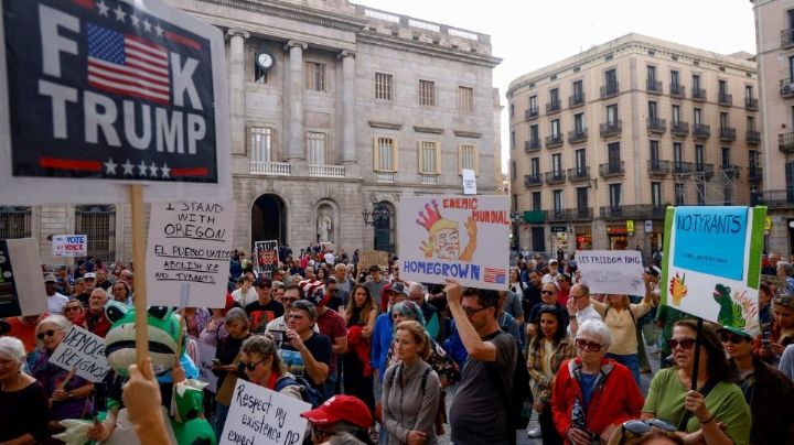 'No Kings': Miles llenan las calles de EU en protesta contra el autoritarismo de Donald Trump