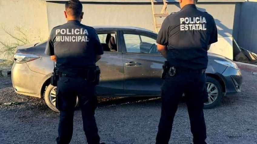 Sonora: Autoridades capturan a 4 presuntos criminales que viajaban en auto ROBADO