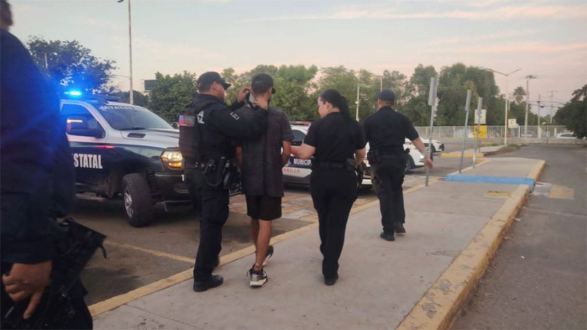 Discusión en Hermosillo termina con hombre en el techo de la Central de Autobuses