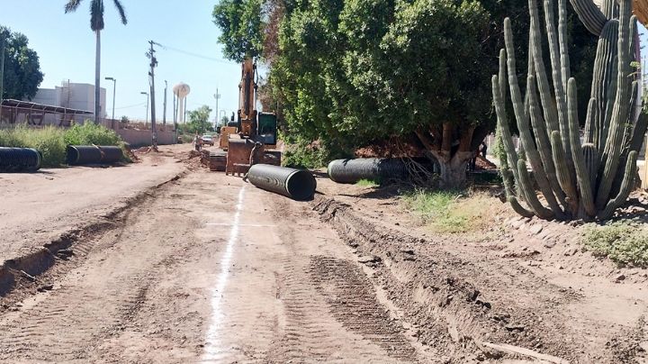 Avanza rehabilitación del bulevar Circunvalación en Ciudad Obregón con un 16.5 por ciento de avance