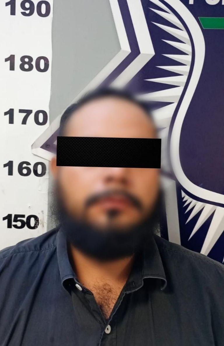 El detenido fue identificado como Oscar N, de 35 años de edad.