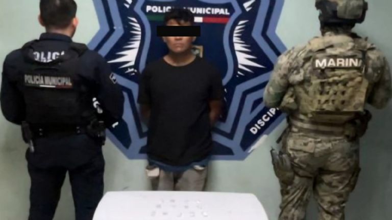 El detenido, Jorge Luis 'N', de 28 años de edad