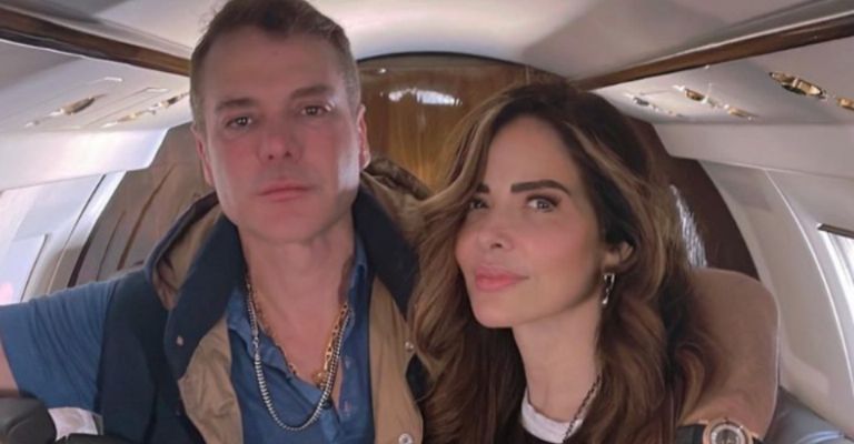 Gloria Trevi y su esposo Armando Gómez 