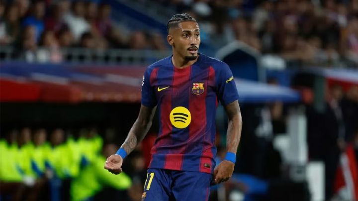 Barcelona sufre dura baja por lesión; Raphinha no estará para enfrentar al Real Madrid