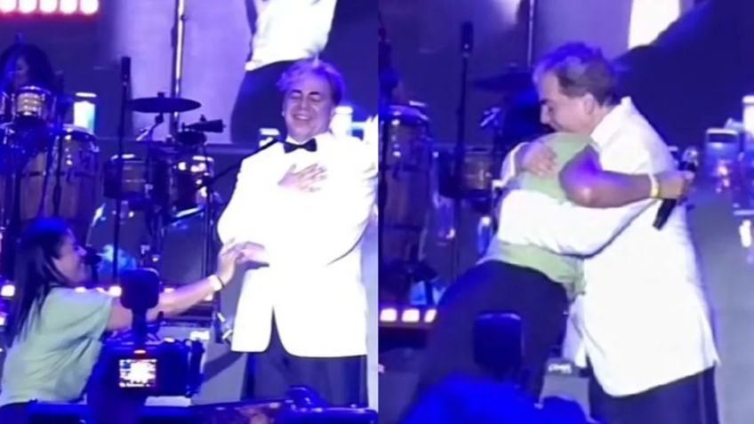 Fan le pide matrimonio en un concierto a Cristian Castro y sí acepta; ¿Y su boda con Mariela Sánchez?