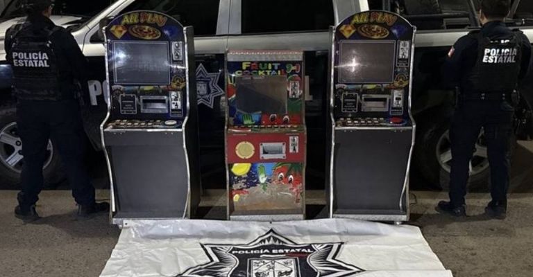 Máquinas tragamonedas aseguradas