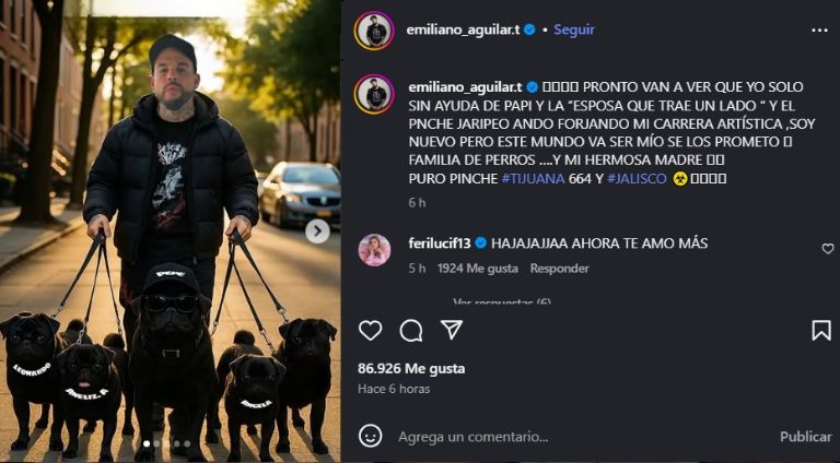 Subió un par de imágenes realizadas con IA (inteligencia artificial) 