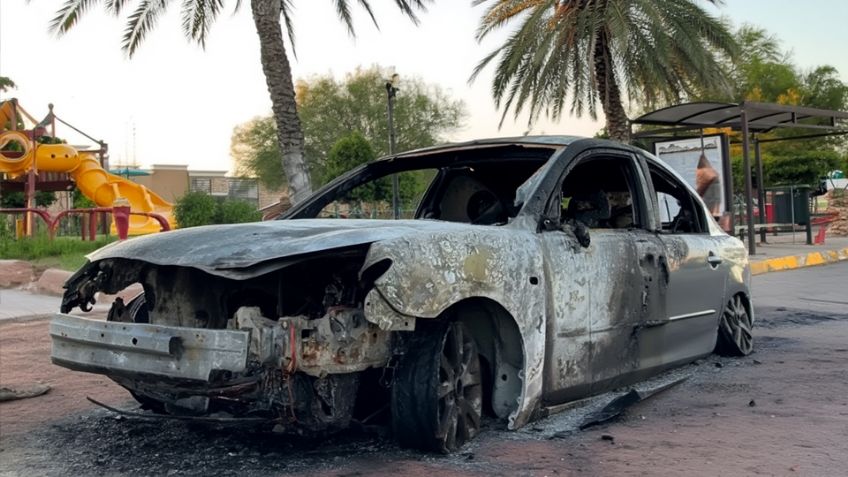 Incendio en Ciudad Obregón: Vehículo en movimiento comienza a quemarse en Las Misiones