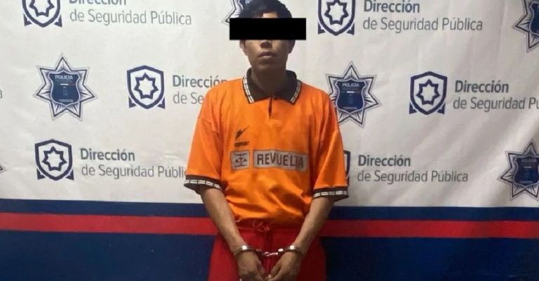 El detenido fue identificado como Jorge 'N', de 27 años de edad.