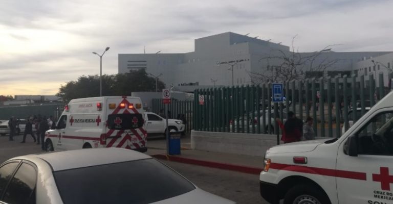 El hombre lesionado fue trasladado al Hospital General Zona 5 del IMSS.