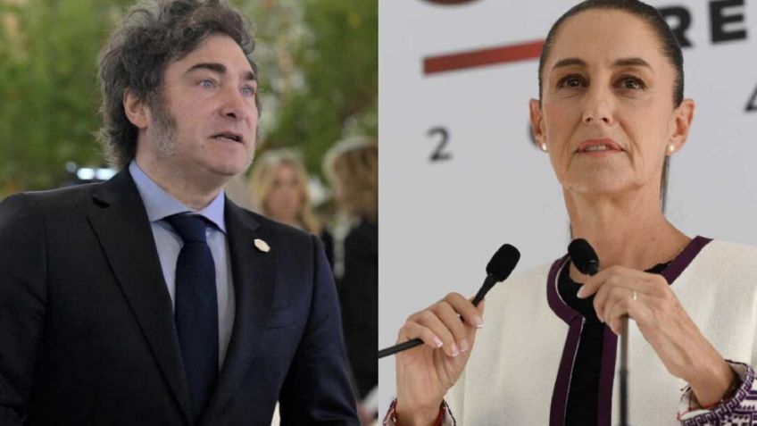 Sheinbaum es cuestionada sobre el triunfo electoral de Javier Milei en Argentina: Esto dijo