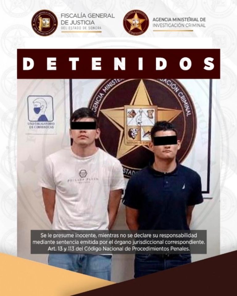 Los masculinos fueron procesados. Foto: Facebook