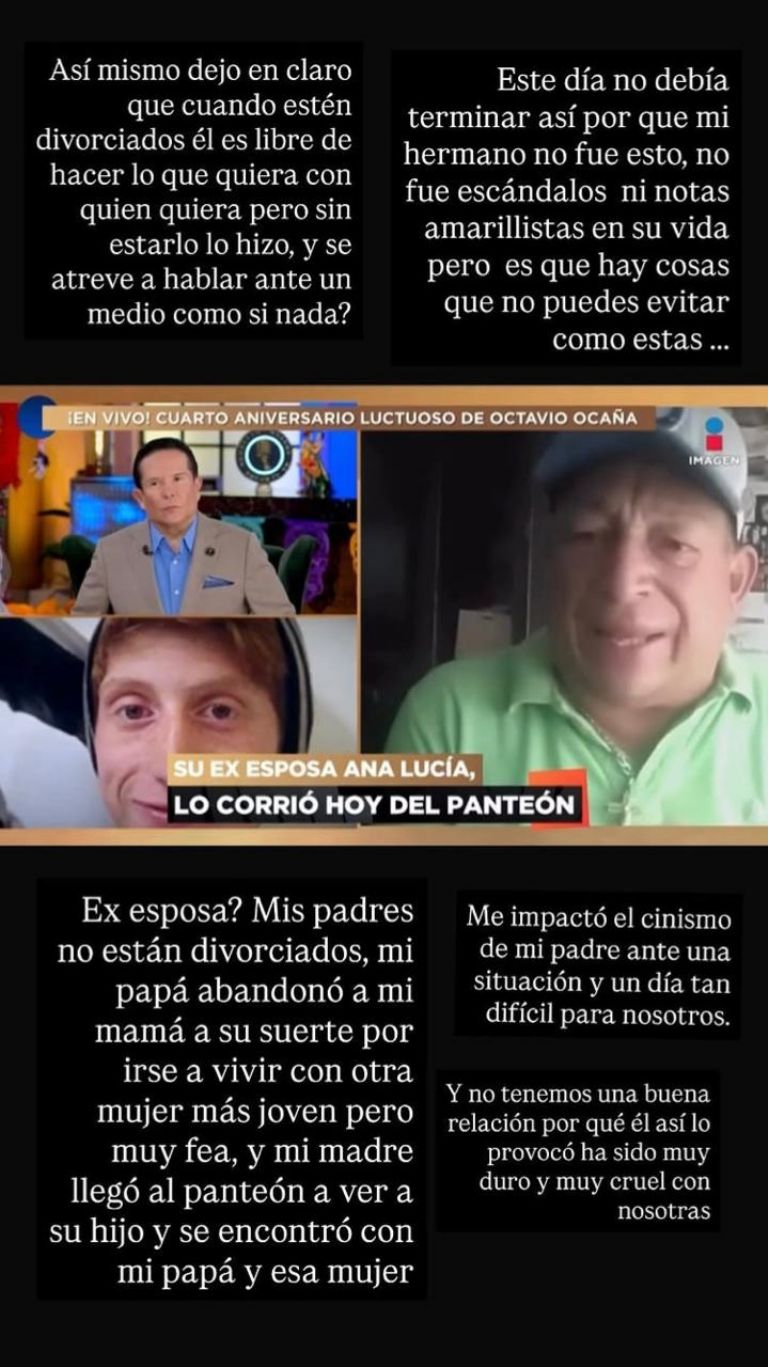 Mensaje dirigido a su padre 