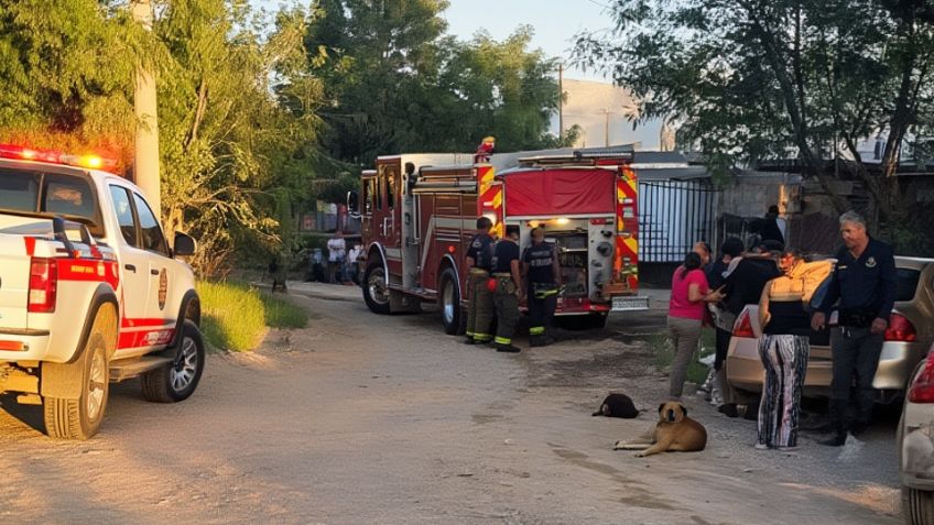 Se incendia casa al norte de Hermosillo; un hombre murió tras quedar atrapado al interior