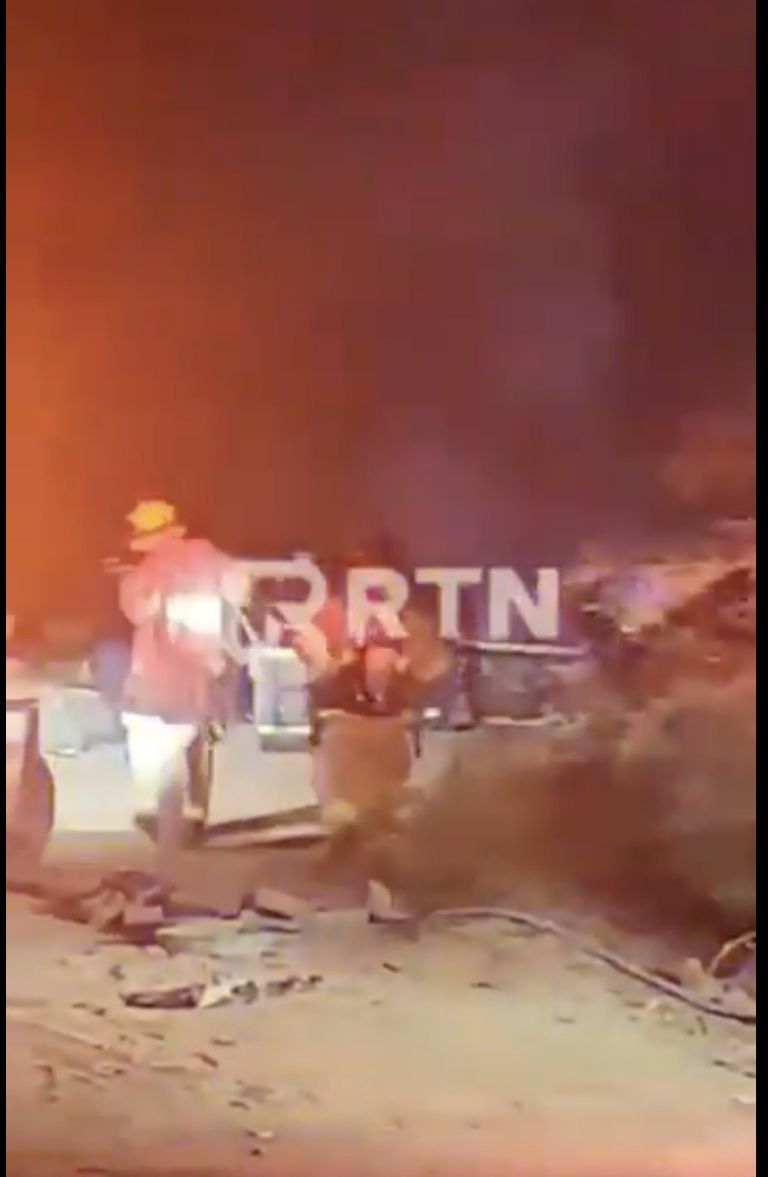 Autoridades investigan siniestro en Hermosillo. Foto: Facebook