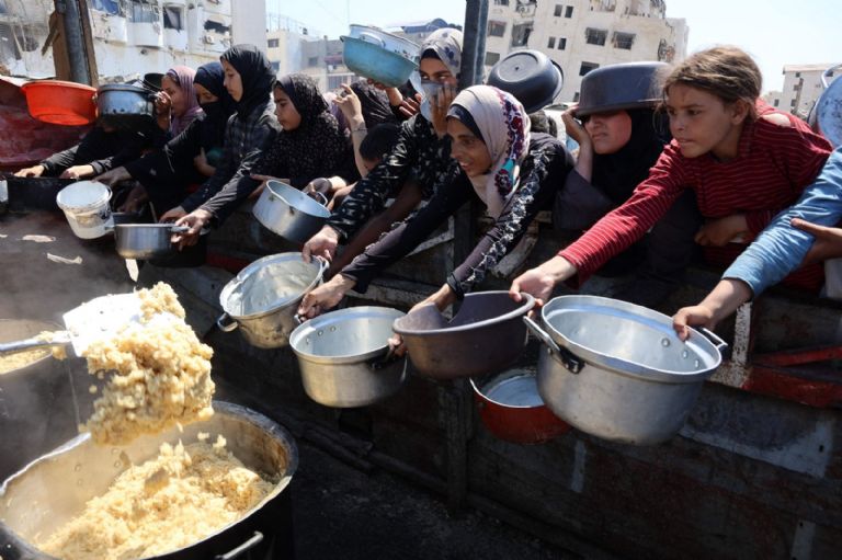 Los palestinos viven hambruna desde el estallido de la guerra en Gaza. Foto: Facebook