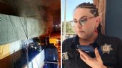 Foto ilustrativa de la nota titulada: No esperó a bomberos: Mujer policía rescata a hombre desmayado durante incendio en Nogales