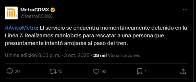 Sistema de Transporte Colectivo Metro de la Ciudad de México