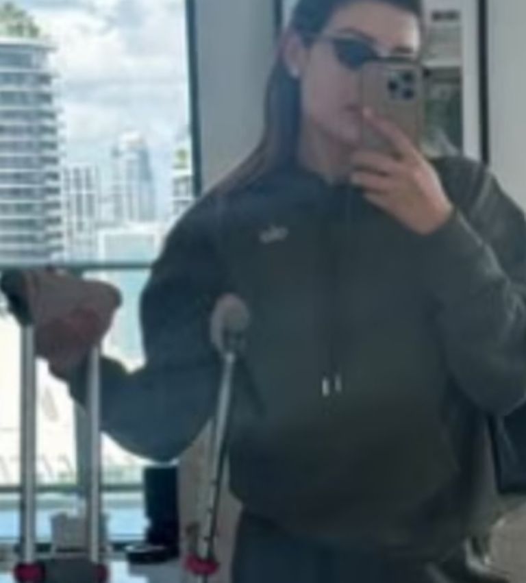 Michelle Salas compartió una imagen (Captura de Infobae) 