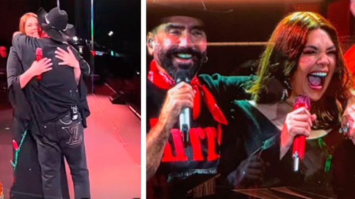 ¡Sorpresa! Alejandro Fernández festeja a Yuridia en pleno concierto 'De Rey a Rey' (VIDEO)