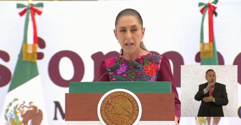 Sheinbaum resalta disminución de la pobreza