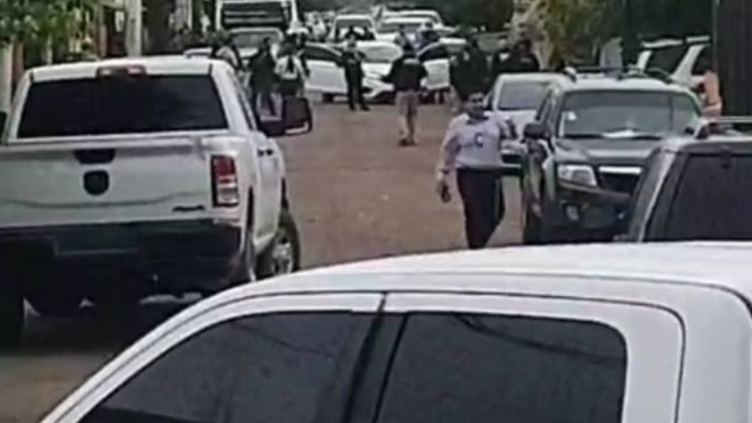 Muere implicado en balacera entre sicarios y AMIC en Ciudad Obregón; se filtra VIDEO de enfrentamiento