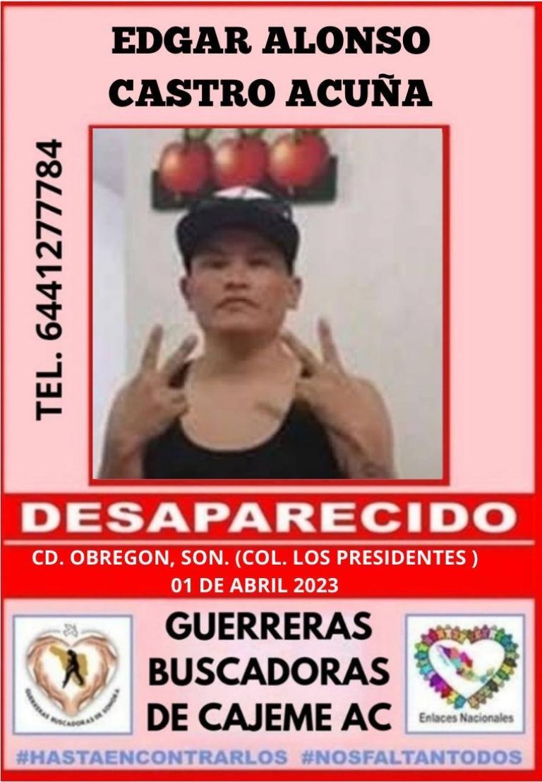 Encuentran el cuerpo de Edgar Alonso en el traspatio de una vivienda en Ciudad Obregón