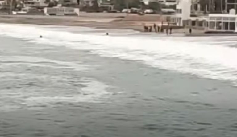 El joven fue rescatado 