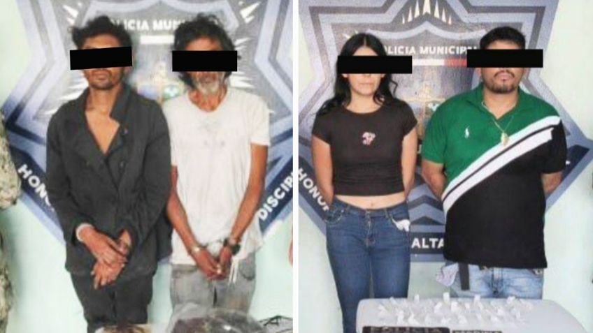 Ciudad Obregón: Detienen a cuatro personas por narcomenudeo y desmantelamiento de casa