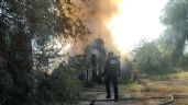Foto ilustrativa de la nota titulada: Otro incendio en Hermosillo: Fuego consume una decena de vehículos dentro de deshuesadero