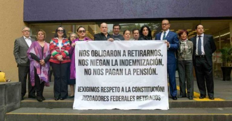Juzgadores en retiro mantienen su exigencia por indemnizaciones íntegras