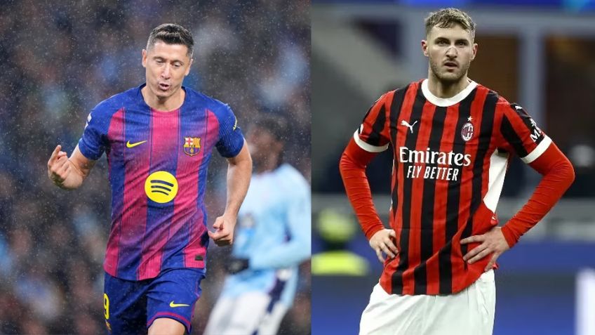 En peligro 'Santi' Giménez; AC Milan buscará firmar a Robert Lewandowski como reemplazo del mexicano