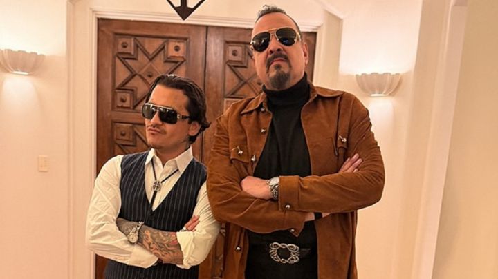 Pepe Aguilar sorprende a sus seguidores con una foto junto a Christian Nodal rumbo a los Latin Grammy 2025