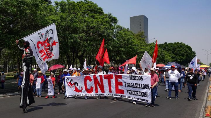 "No queremos un sexenio de puro diálogo": CNTE responde a críticas de Sheinbaum ante plantones